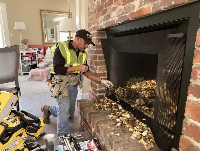 Safe screening installation by Sudbury Chimney Sweep in Sudbury, MA