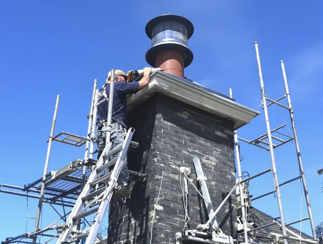 Sturdy chimney crown finished by Sudbury Chimney Sweep in Sudbury, MA