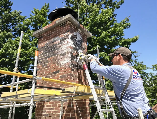 Structural chimney repair by Sudbury Chimney Sweep in Sudbury, MA