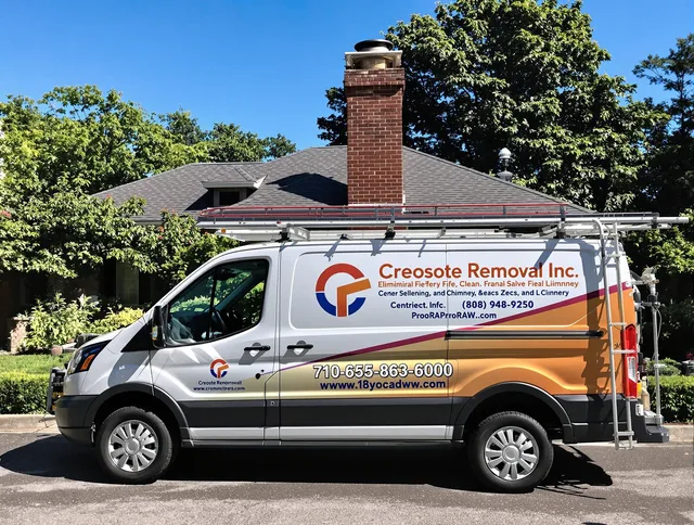 Sudbury Chimney Sweep technician removing creosote safely in Sudbury, MA